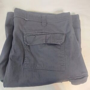 Lincoln Outfitters Men Cargo Shorts Gray Size 40 Utility Pockets Relaxed Read!